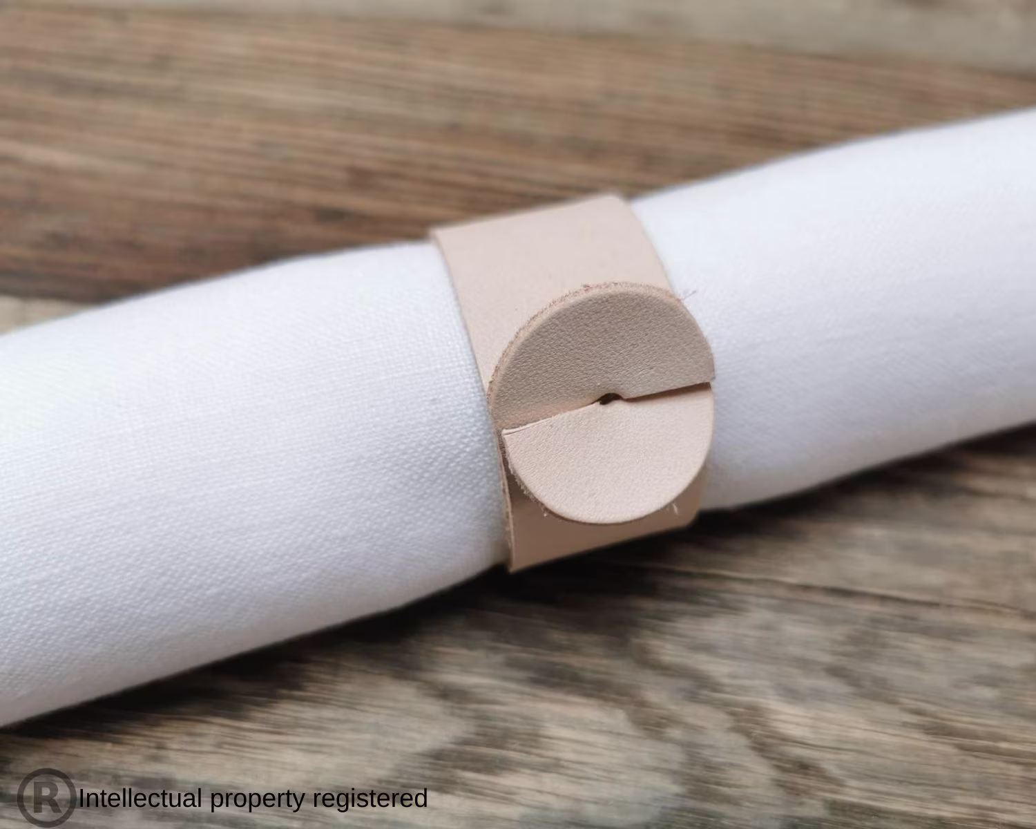 Napkin Rings, Leather, Handmade Table Dressing