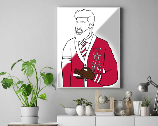 Kappa Alpha Psi Pre Drawn Outline Diy Stretched Canvas Panel For Adults Teens Paint Party Lady Hats & Sip Wholesale Bulk