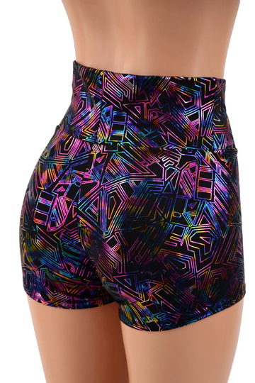 High Waist Shorts in Cyberspace 157623