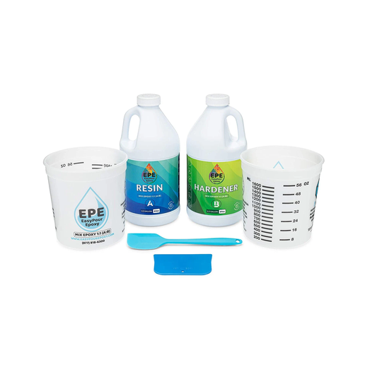 Epe Easypour Epoxy 1 Gallon Kit | Crystal Clear High Gloss Resin & Hardener