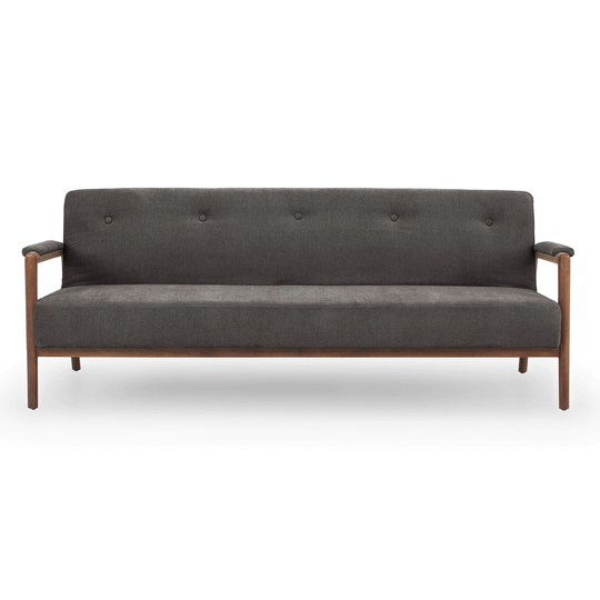 Kardiel Mid-Century Orson 85" Sofa Sleeper - Width 84.6" x Depth 38.6" x Height 31.1"