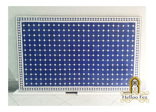 Mosaic Tile - Rectangular Coffee Table Tiled Side Tiles Outdoor Unique Dining By Helloofez
