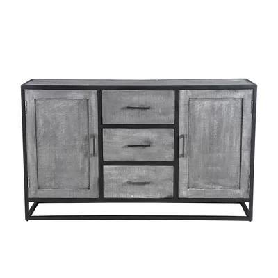 Coombes 59'' Wide 3 Drawer Mango Wood Sideboard