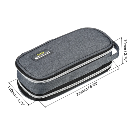 Large Capacity Pencil Case, Pen Pouch Bag Stationery Organizer Canvas