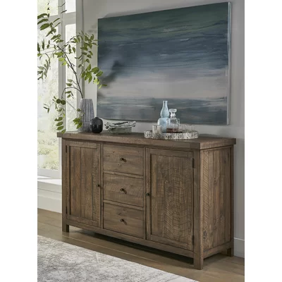 Schuler Waltrip 67'' Wide 2 Drawer Acacia Wood Sideboard