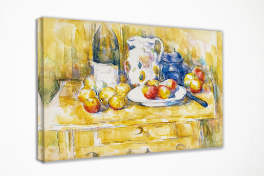 Paul Cézanne's Apples On A Sideboard, Canvas Wall Art Print | Poster Decor For Home & Office Decoration I Poster, Ready To Hang
