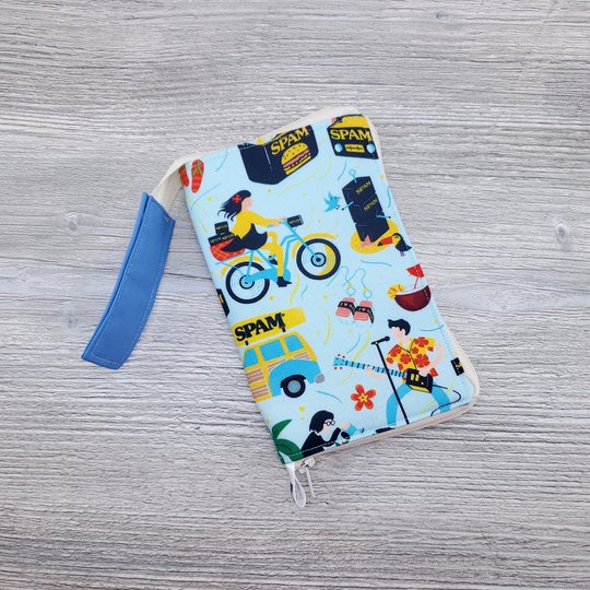 stitch Marker Organizer Spam Life, Progress Keeper Case, Zipper Pull Or Charm Zip Around Travel S679