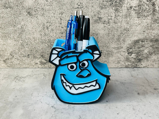 Pen & Pencil Holder | Monster Makeup Brush Marker Case