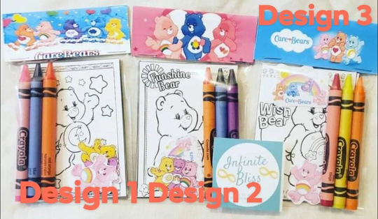 Care Bears Coloring Packs | Pages Party Favor Crayola Crayons