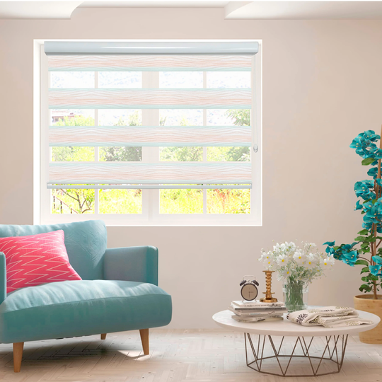 Arg Home Design Georgia Multi Color Zebra Roller Shade