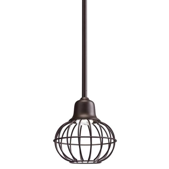 Kichler Lighting Lodge 1-light Olde Bronze LED Mini Pendant