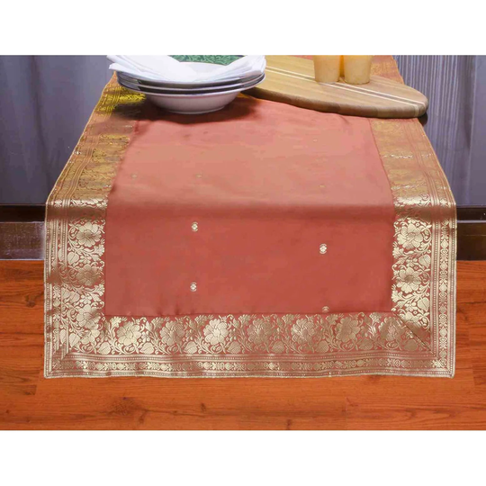 Rust - Hand Crafted Table Runner (India)