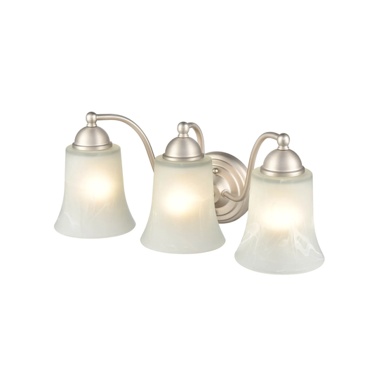 Millennium Lighting Metal 2 Lights Vanity Fixture with Faux Alabaster Shades - N/A