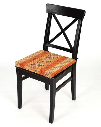 Kilim Chair Pad F20 Turkish Moroccan Persian Bohemian Southwestern Kilim Rug Dining Kitchen Living Room Chair Pad Cushion Cover With Ties