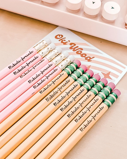Engraved Pencils, Personalized Pencil Set, Custom Gift For Teacher, Stocking, Back To School, Student, Made