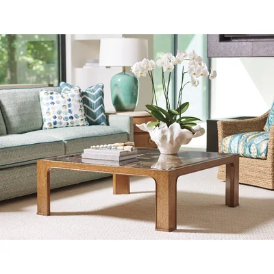 Palm Desert Square Rattan Cocktail Table