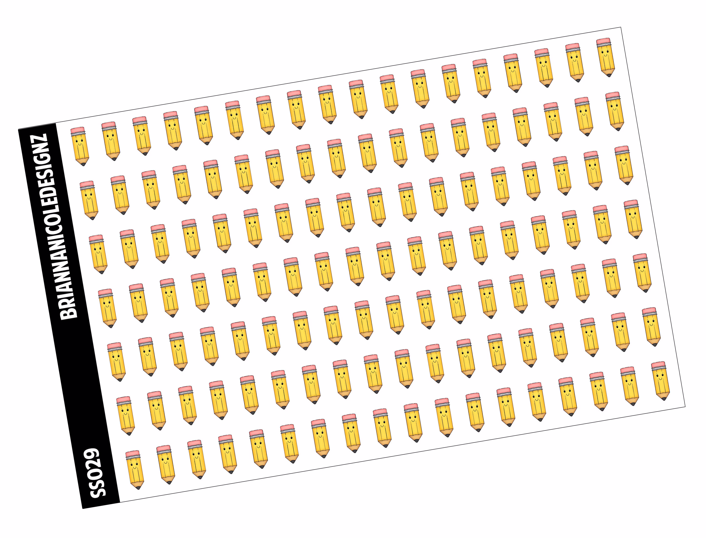 Ss029 Kawaii Pencils //Planner Stickers //Back To School //School