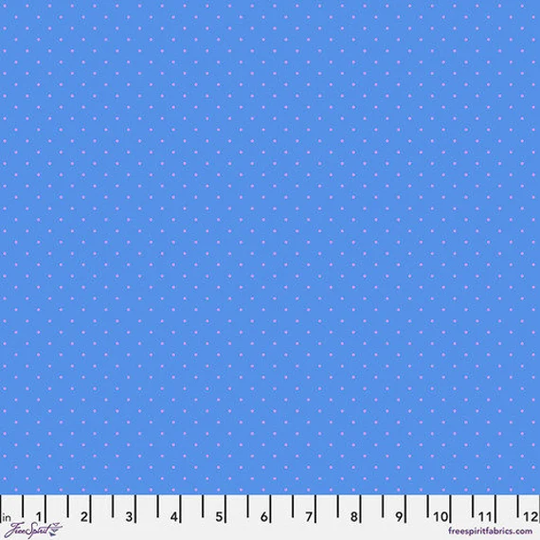 New Tula's True Colors - Sky Tiny Dots By Tula Pink For Free Spirit Fabrics Sold By The Yard & Cut Continuous Ships Today