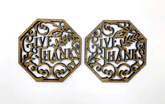 Thanksgiving Table Set, Hot Pads, Napkin Rings, Decor, Thanksgiving, Fall, Pumpkins, Leaves