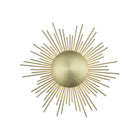 Avenue Lighting Three Light Wall Sconce / Flushmount Marquee St. Brushed Brass - Exact Size