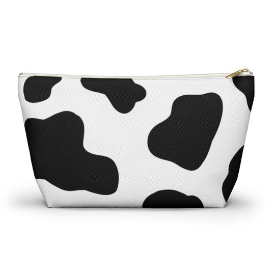Cow Print Pouch, Cosmetic Bag, Pencil Case