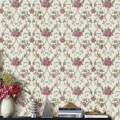Ingimundur Flower 9.8' L x 17.7" W Peel and Stick Wallpaper Roll