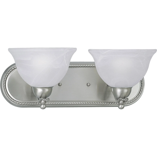 Progress Lighting Silvertone Avalon 2-light Bath Light