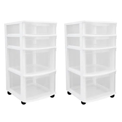 Jakirria 2 Drawer Rolling Storage Chest