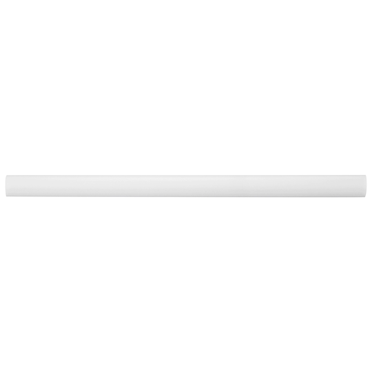 Merola Tile Chester Matte Bianco .5" x 12" Ceramic Demi-Bullnose Wall Trim Tile - (1 Tile)