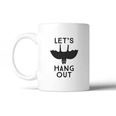 Mccrady Let's Hang Out Bat Coffee Mug