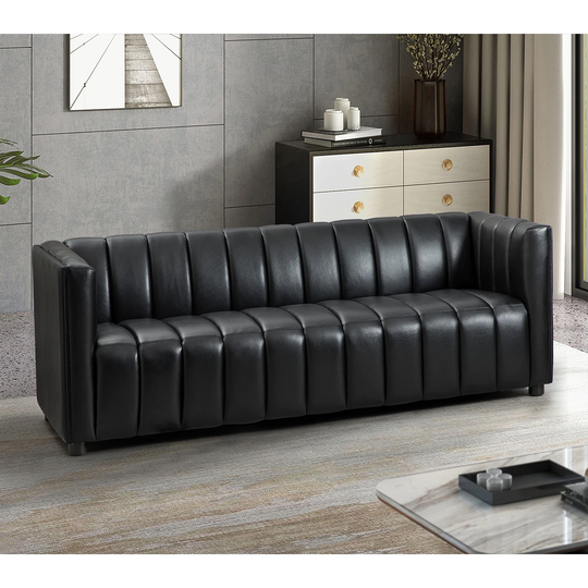 Romulus Living Room Sofa with Square Arms