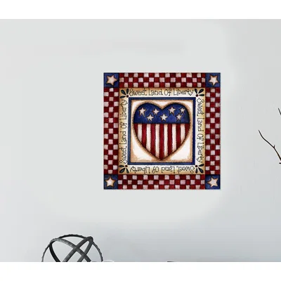 Sweet Land of Liberty by Laurie Furnell - Painting Print on Canvas