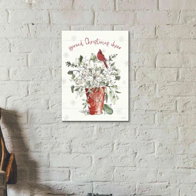 Modern Farmhouse V Christmas by Anne Tavoletti - Wrapped Canvas Textual Art Print