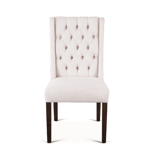 Chloe Set of 2 Linen Dining Chairs