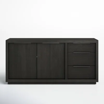 Eloise 66'' Wide 3 Drawer Acacia Solid Wood Sideboard