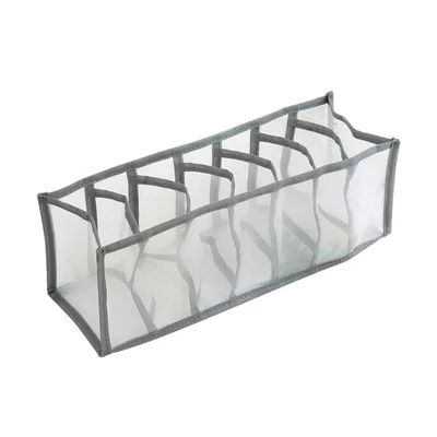 Folding Drawer Storage Box Separated Wardrobe Storage Box Underwear Bra Socks Organizer Underwear Storage Box 7 Grids
