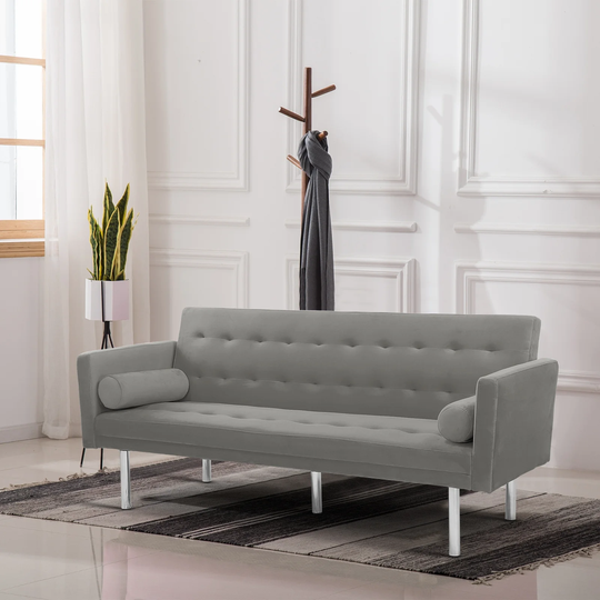 Multifunctional Sofa Bed Sleeper Sofa with 2 Pillows