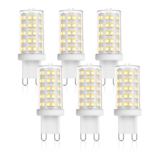 Light Society Set of 6 - Vita G9 40 Watt Equivalent 4 Watt LED Bulb - Clear