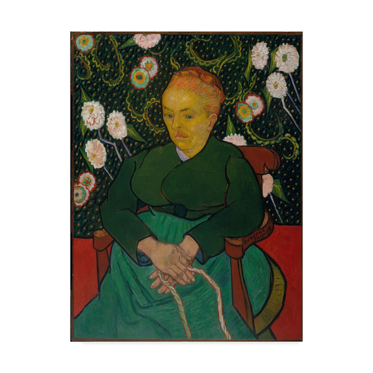 Vincent Van Gogh 'La Berceuse' Canvas Art - Multi-color