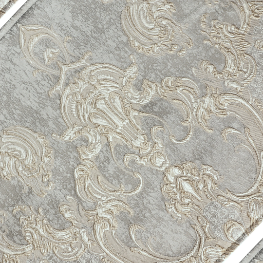 Empress Placemats - Luxury Table Mats For Decoration- 12x18" Light Gray Set Of 4/6