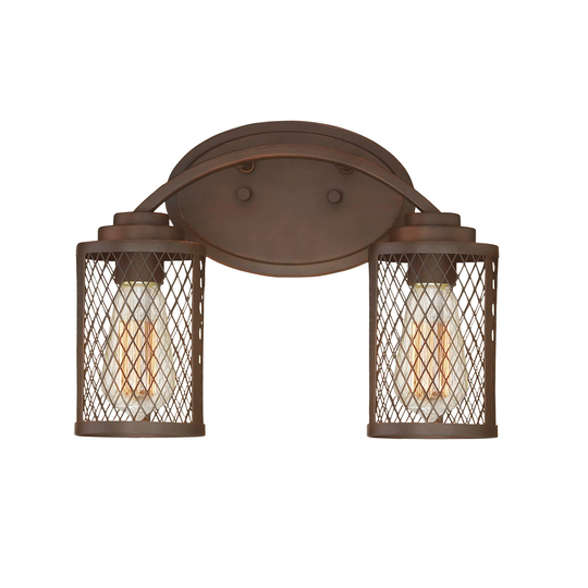 Akron 2 Light Bathroom Vanity Light