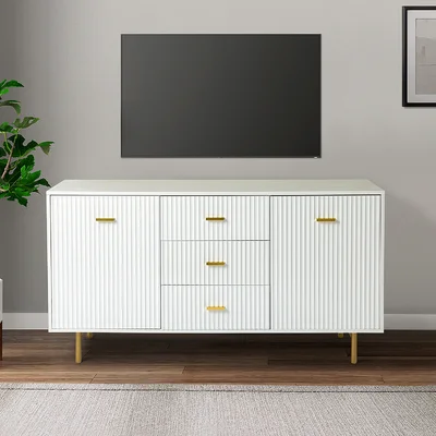 Grechen 57.7" Wide 3 Drawer Sideboard
