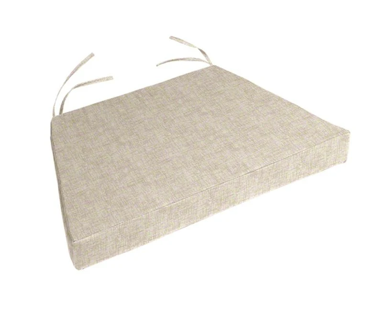 Chair Cushions - Jackson Indoor/Outdoor Use Fabric Replacement Cushion, 18" Double Ties, Cushions, Indoor Or Outdoor Foam