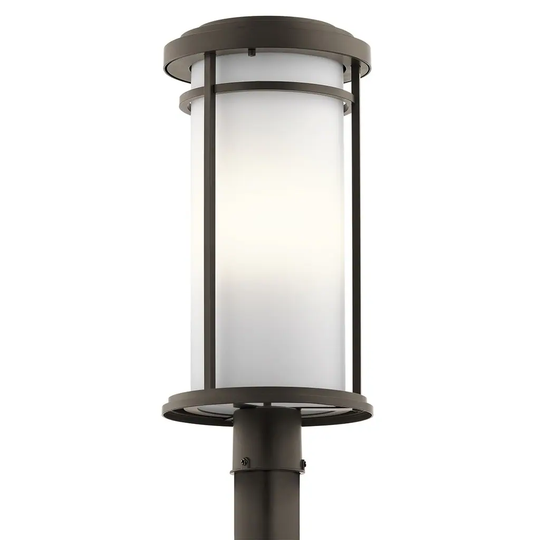 Kichler Lighting Toman Collection 1-light Olde Bronze Outdoor LED Post Mount