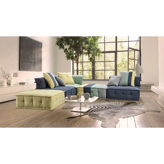 Divani Casa Dubai The Second Modern Fabric Sectional Sofa