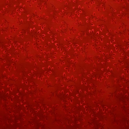 Red Vines - Henry Glass Folio By Color Principle Premium Cotton Quilting Fabric By The Yard Cut To Order 7755-88