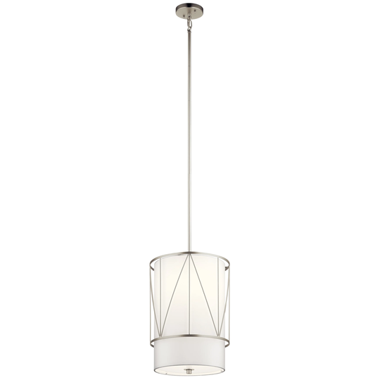 Kichler Lighting Birkleigh 1-Light Pendant Satin Nickel