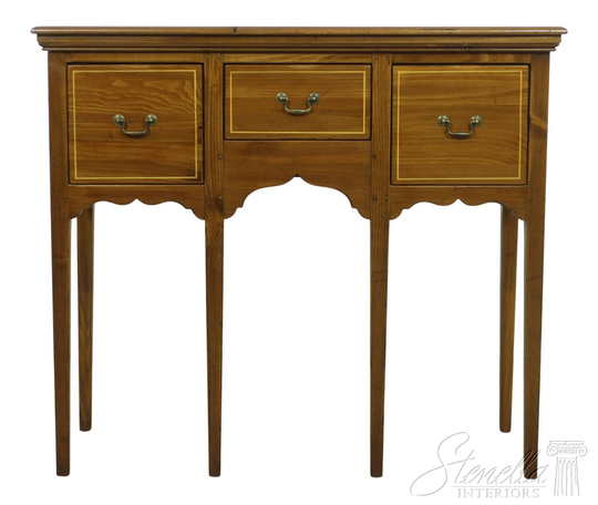 54260Ec Ethan Allen 3 Drawer Pine Huntboard Sideboard Server