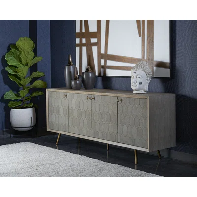 Hudayfa Sideboard - Large - White Ceruze