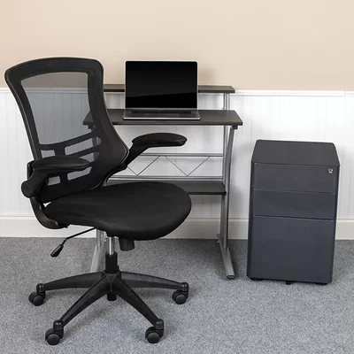 Alexendra Desk, Filing Cabinet, Chair Set